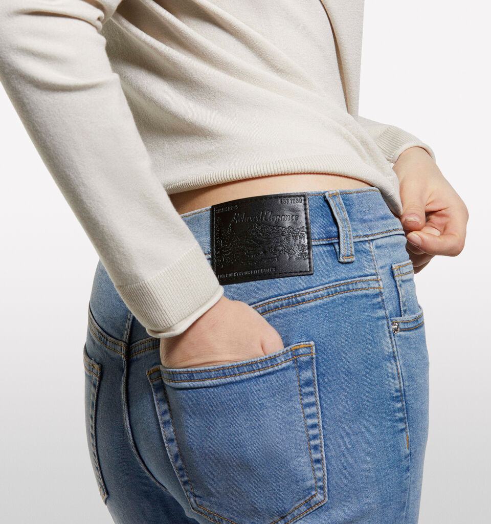 Τζιν Style 69 slim fit μπλε - τζιν slim fit γυναικεία - Μπλε | Sisley image number 4